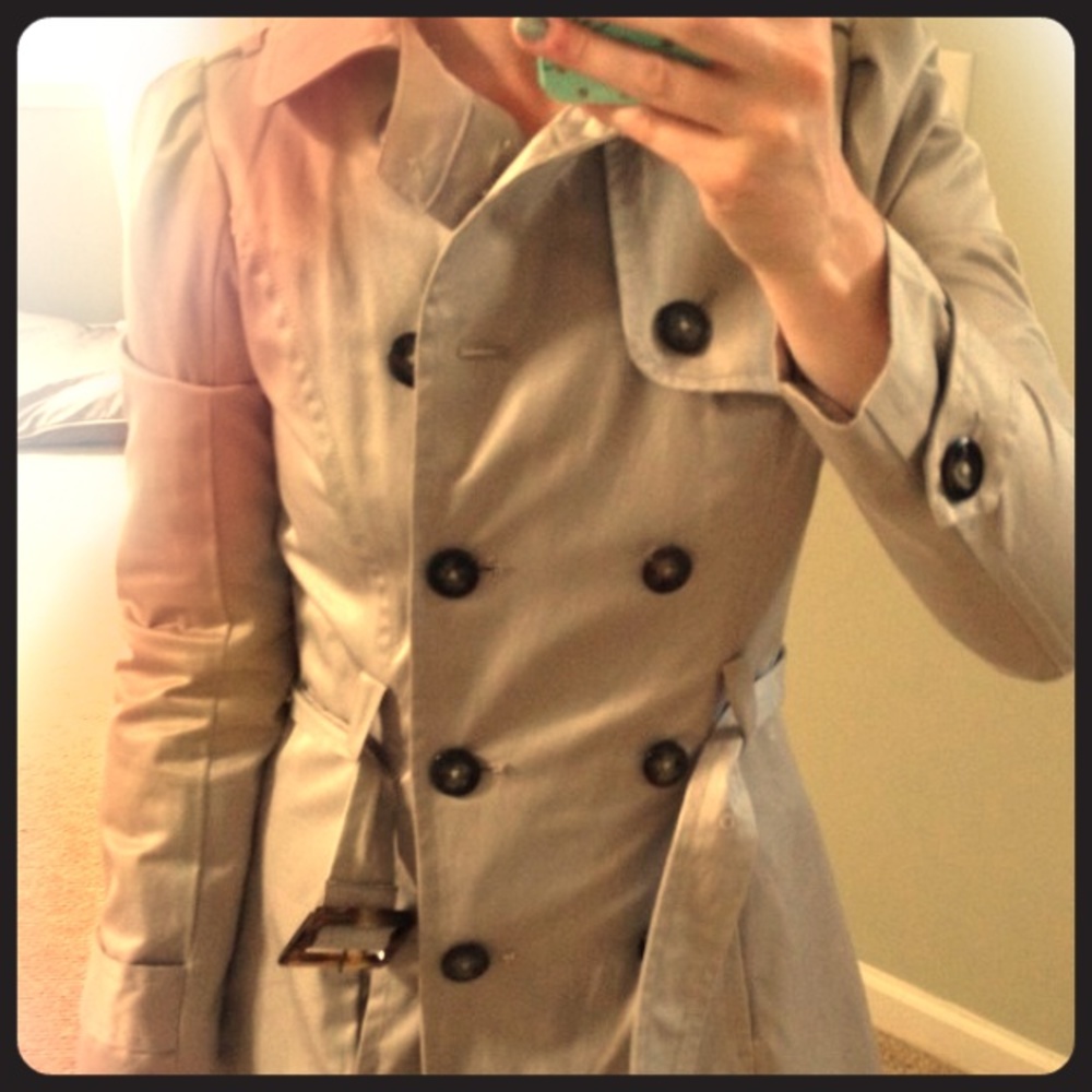 Classic Khaki Trench Coat